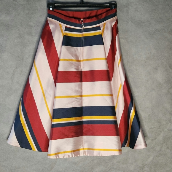 MAX & Co. Stripe A-Line Silhouette Skirt - Picture 2 of 11